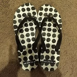 Coach Flip Flops